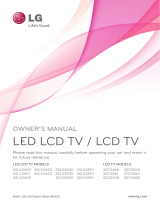 LG 42LS3400 Owner's manual