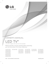 LG 60LN5710 Owner's manual