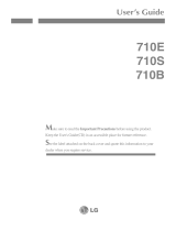 LG 710B User manual