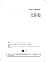 LG M3202C-BAP User manual