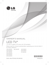 LG 50LA6200 User manual