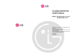 LG MP-42PX11 User manual