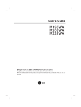 LG M198WA-BMH User manual