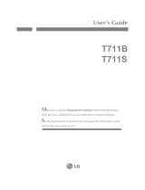 LG T711B Owner's manual