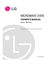 LG MS-0744A Owner's manual