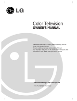LG 29SA1RL Owner's manual