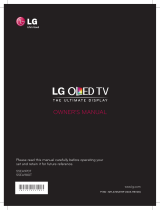 LG 55EA970T Owner's manual