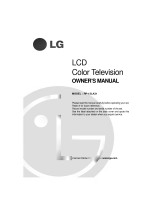 LG RP-15LA31 Owner's manual