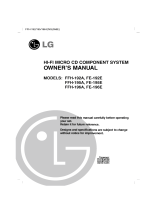 LG FFH-196A Owner's manual