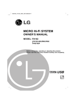 LG FA162-A0U Owner's manual