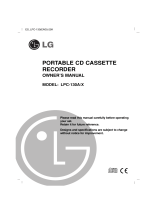 LG LPC-130A User manual