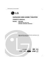 LG MDV902-A5U Owner's manual