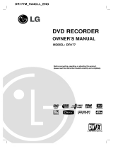 LG DR177 Owner's manual