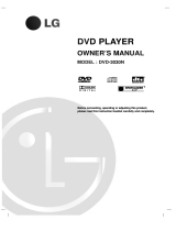 LG DVD2200 Owner's manual