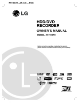 LG RH1997M Owner's manual