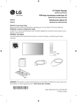 LG 55XF3C Owner's manual