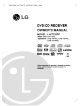 LG LH-T755TF User guide