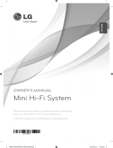 LG CM4730-AU Owner's manual