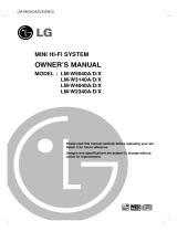 LG LM-W5040A Owner's manual