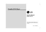LG DP170 Owner's manual