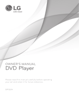 LG DP132H Owner's manual