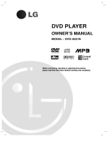 LG DVD-4351N Owner's manual