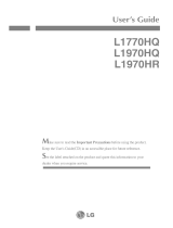 LG L1770HQ-BF Owner's manual