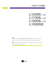 LG L1530SSNH User manual