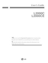 LG L2000C-BF User manual
