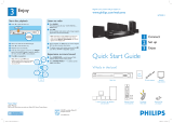 Philips HTS3011/55 Quick start guide