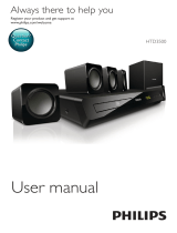 Philips HTD3500/77 User manual