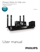 Philips HTS5553/68 User manual
