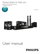 Philips HTS5543/68 User manual