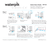Waterpik Sidekick® Water Flosser Quick start guide