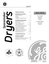 GE DSXH43GFWW Owner's manual