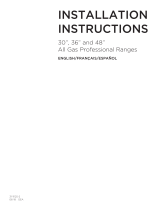 GE ZGP304NRSS Installation guide