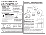 GE PB911EJES Installation guide
