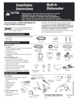 GE GSD4800JCC Installation guide