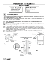 GE JXS37BB Installation guide