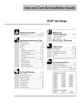 GE LGB126BEAAD Owner's manual