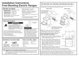GE PB960SJSS Installation guide