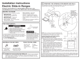 GE JB255GJSA Installation guide