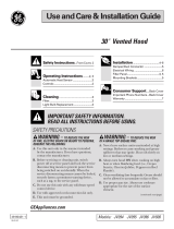 GE JV395SWW Owner's manual