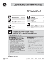 GE Profile Series JV960SCBR Owner's manual