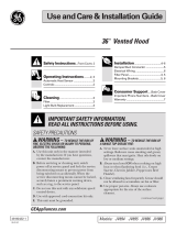 GE Profile JV696 Owner's manual