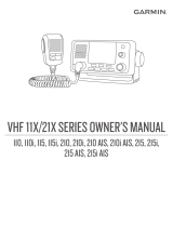 Garmin VHF 110 Owner's manual