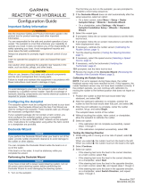 Garmin Reactor™ 40 Hydraulic Autopilot Reference guide