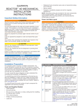 Garmin Coffret du Reactor40 pour systemes de direction mecanique/retrocompatible/a solenoide Installation guide