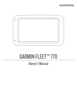 Garmin Fleet Fleet 770 Owner's manual