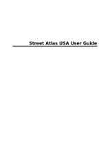 Garmin Street Atlas USA User manual
